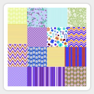 Quilt Pattern Cute Mother's Day Gifts Home Decor, Apparel, Face Masks & More Sticker